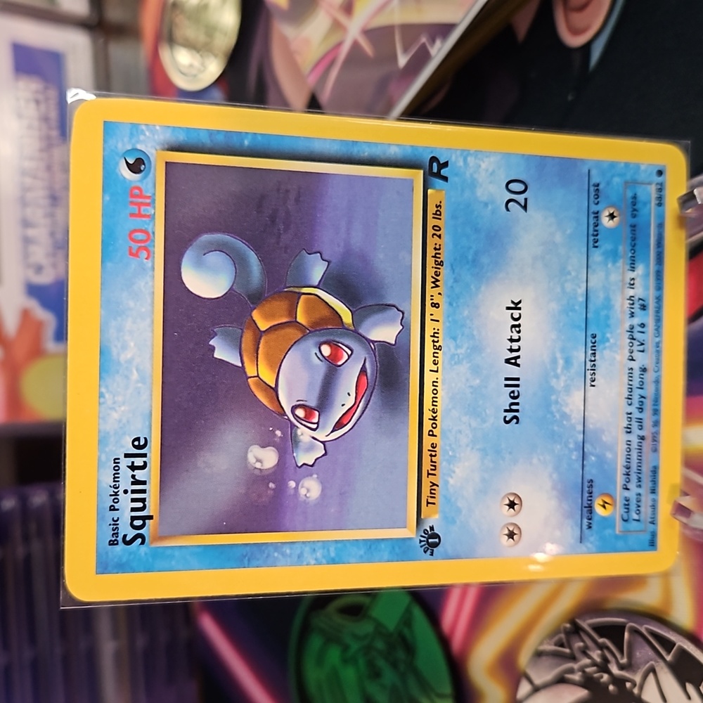 Squrtile team rocket 1st edition
